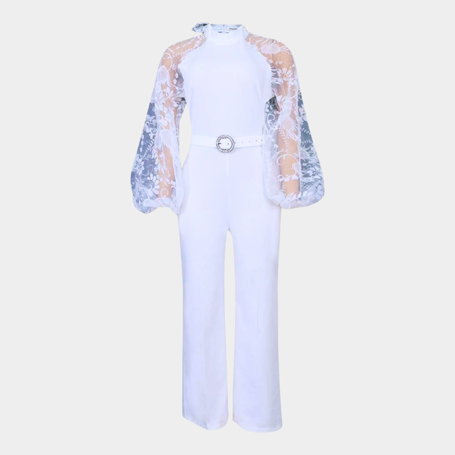 Elegant Tailored Jumpsuit with Sculpted Fit