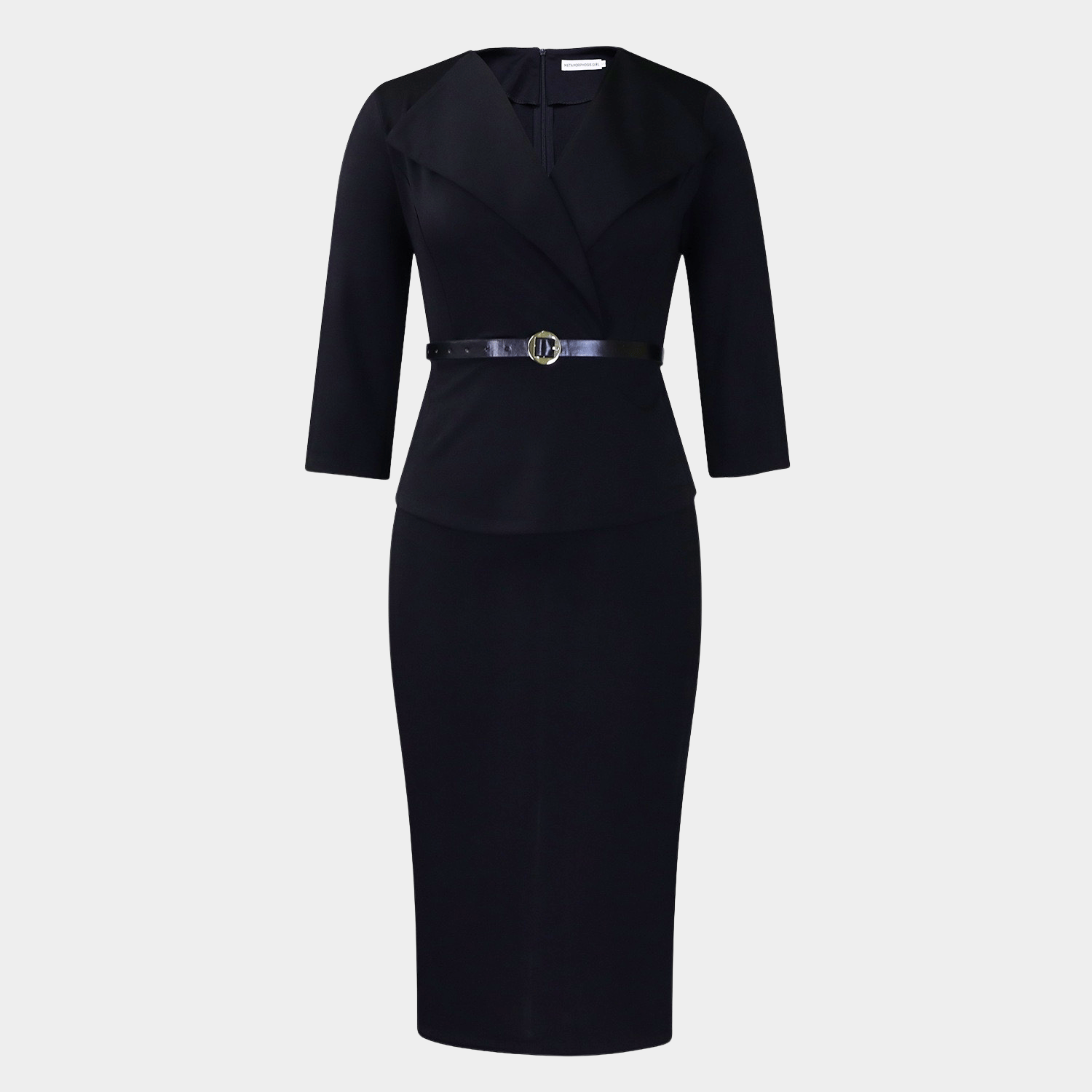 Body-Shaping Skirt Set with Tailored Jacket