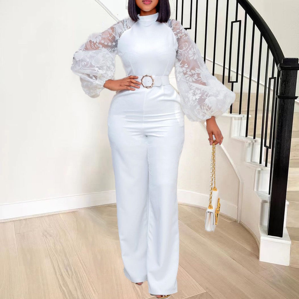 Elegant Tailored Jumpsuit with Sculpted Fit