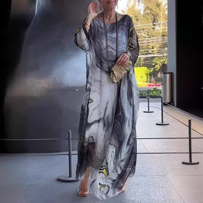 Elegant Flowing Boho Maxi Dress