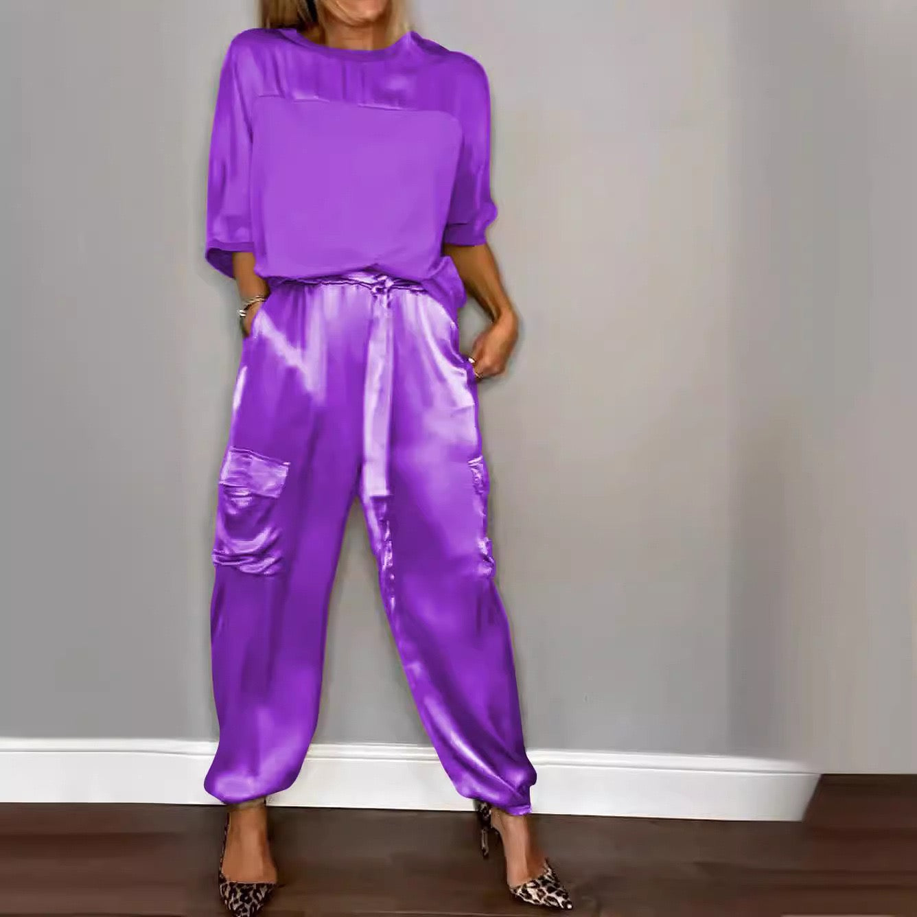 Modern Chic Belted Relaxed Jumpsuit