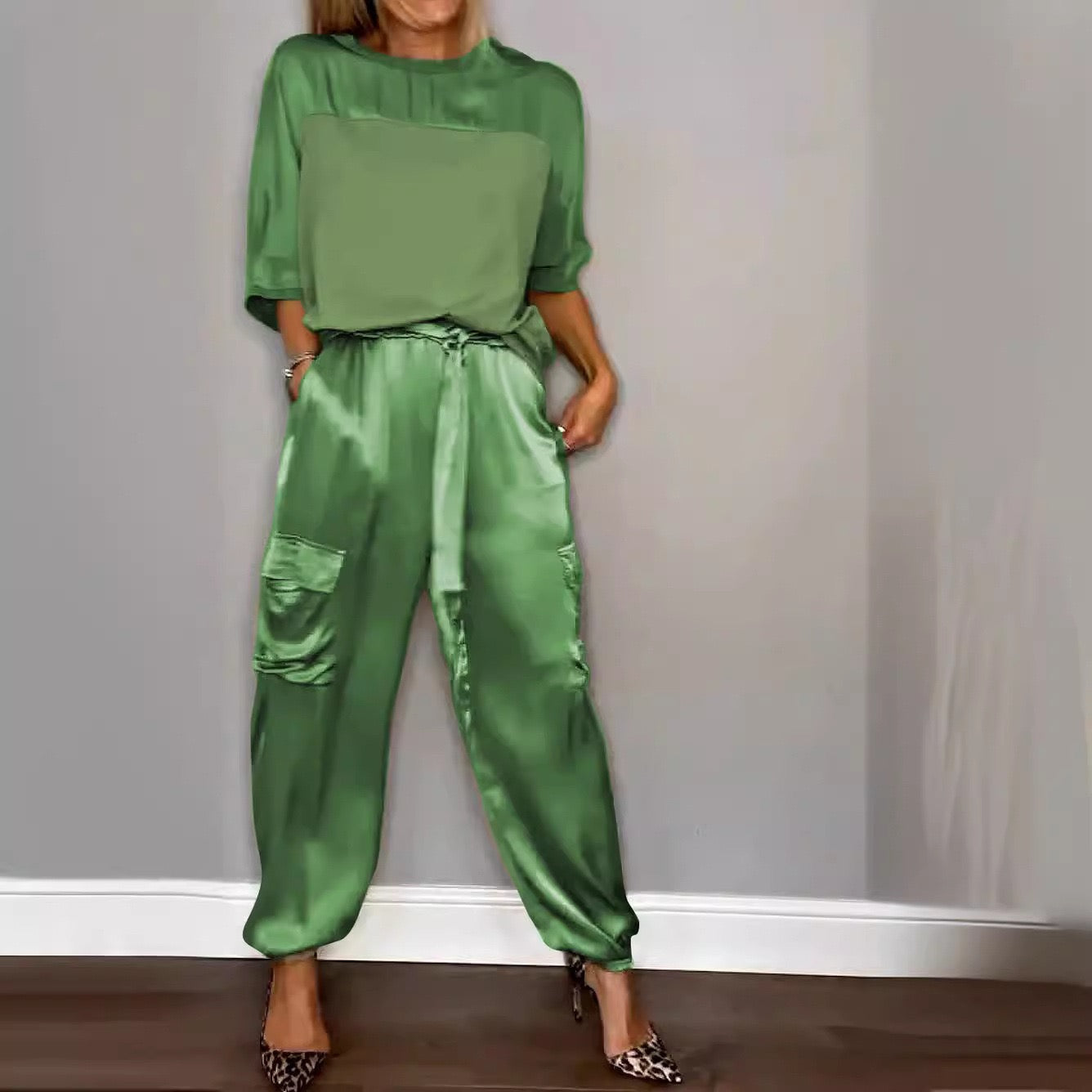 Modern Chic Belted Relaxed Jumpsuit