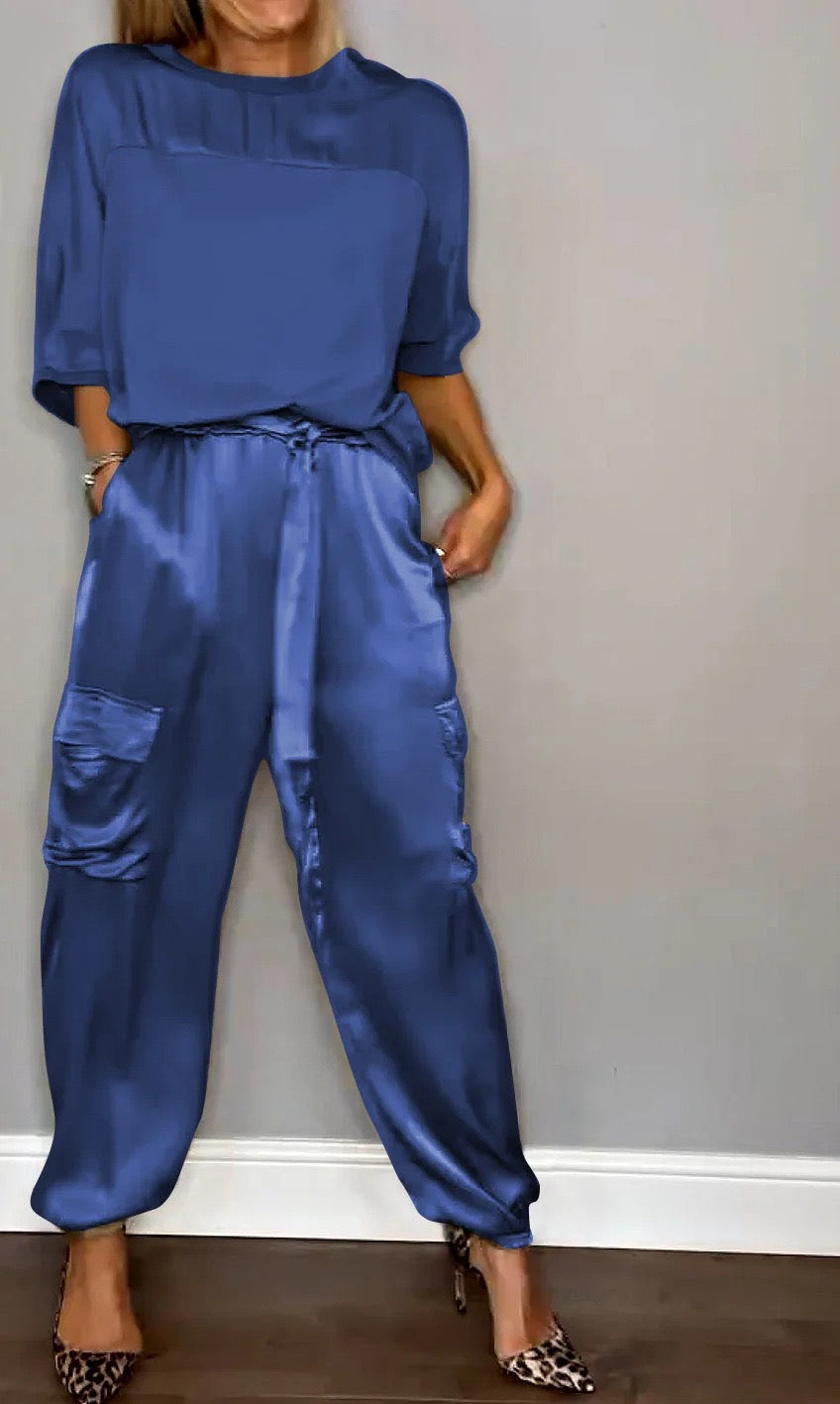 Modern Chic Belted Relaxed Jumpsuit