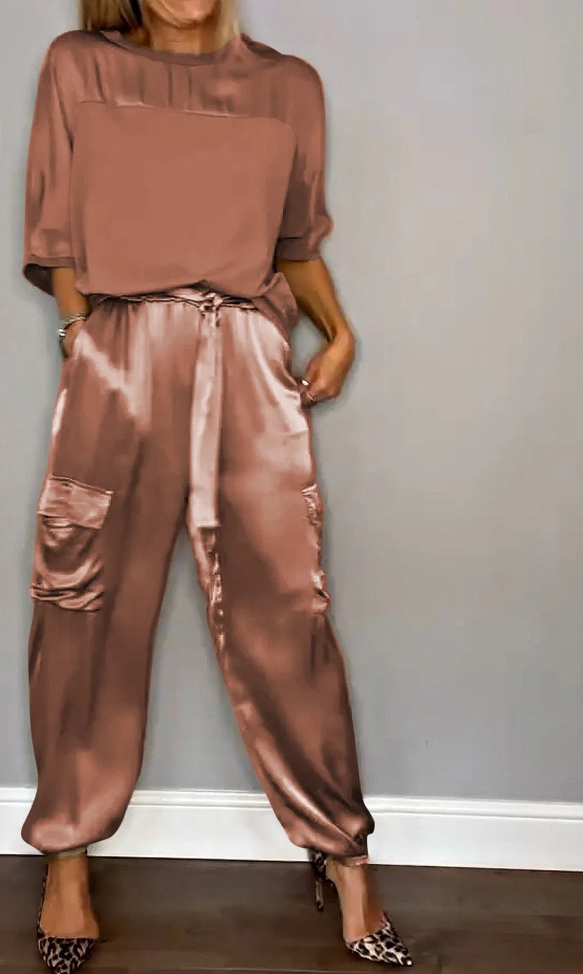 Modern Chic Belted Relaxed Jumpsuit
